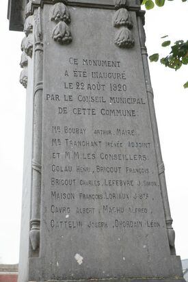 Inauguration du monument 22 août 1820
